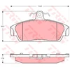 Image de Kit De Plaquettes De Frein, Frein À Disque Gdb859 Trw Trw Gdb859 Mg;Rover