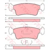 Image de Kit De Plaquettes De Frein, Frein À Disque Gdb867 Trw Trw Gdb867 Suzuki