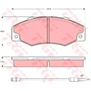 Image de Kit De Plaquettes De Frein, Frein À Disque Gdb903 Trw Trw Gdb903 Renault