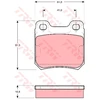 Image de Kit De Plaquettes De Frein, Frein À Disque Gdb914 Trw Trw Gdb914 Opel