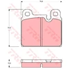 Image de Kit De Plaquettes De Frein, Frein À Disque Gdb918 Trw Trw Gdb918 Porsche