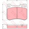Image de Kit De Plaquettes De Frein, Frein À Disque Gdb929 Trw Trw Gdb929 Mercedes-Benz