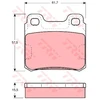 Image de Kit De Plaquettes De Frein, Frein À Disque Cotec Gdb952 Trw Trw Gdb952 Opel;Saab;Vauxhall