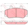 Image de Kit De Plaquettes De Frein, Frein À Disque Gdb970 Trw Trw Gdb970 Volvo