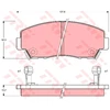 Image de Kit De Plaquettes De Frein, Frein À Disque Gdb977 Trw Trw Gdb977 Mazda