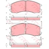 Image de Kit De Plaquettes De Frein, Frein À Disque Gdb981 Trw Trw Gdb981 Ford Usa;Mazda