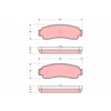 Image de Kit De Plaquettes De Frein, Frein À Disque Gdb982 Trw Trw Gdb982 Nissan