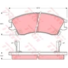 Image de Kit De Plaquettes De Frein, Frein À Disque Gdb992 Trw Trw Gdb992 Subaru