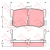 Image de Kit De Plaquettes De Frein, Frein À Disque Gdb994 Trw Trw Gdb994 Acura;Honda;Hyundai;Rover