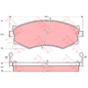 Image de Kit De Plaquettes De Frein, Frein À Disque Gdb1008 Trw Trw Gdb1008 Infiniti;Nissan