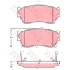 Image de Kit De Plaquettes De Frein, Frein À Disque Gdb1012 Trw Trw Gdb1012 Nissan