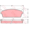 Image de Kit De Plaquettes De Frein, Frein À Disque Gdb1021 Trw Trw Gdb1021 Nissan