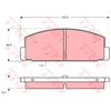 Image de Kit De Plaquettes De Frein, Frein À Disque Cotec Gdb1027 Trw Trw Gdb1027 Mazda