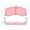 Image de Kit De Plaquettes De Frein, Frein À Disque Gdb1037 Trw Trw Gdb1037 Mazda