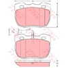 Image de Kit De Plaquettes De Frein, Frein À Disque Cotec Gdb1093 Trw Trw Gdb1093 Land Rover