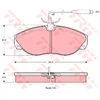 Image de Kit De Plaquettes De Frein, Frein À Disque Cotec Gdb1105 Trw Trw Gdb1105 Citroen;Fiat;Peugeot