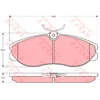 Image de Kit De Plaquettes De Frein, Frein À Disque Cotec Gdb1113 Trw Trw Gdb1113 Ford;Nissan