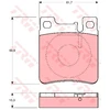Image de Kit De Plaquettes De Frein, Frein À Disque Cotec Gdb1123 Trw Trw Gdb1123 Chrysler;Mercedes-Benz