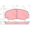 Image de Kit De Plaquettes De Frein, Frein À Disque Gdb1134 Trw Trw Gdb1134 Daihatsu