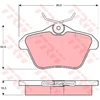 Image de Kit De Plaquettes De Frein, Frein À Disque Cotec Gdb1147 Trw Trw Gdb1147 Alfa Romeo;Lancia