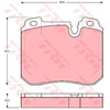 Image de Kit De Plaquettes De Frein, Frein À Disque Gdb1161 Trw Trw Gdb1161 Bmw