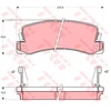 Image de Kit De Plaquettes De Frein, Frein À Disque Cotec Gdb1168 Trw Trw Gdb1168 Lexus;Toyota