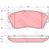 Image de Kit De Plaquettes De Frein, Frein À Disque Gdb1170 Trw Trw Gdb1170 Nissan