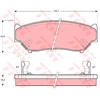 Image de Kit De Plaquettes De Frein, Frein À Disque Cotec Gdb1174 Trw Trw Gdb1174 Suzuki