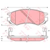 Image de Kit De Plaquettes De Frein, Frein À Disque Gdb1175 Trw Trw Gdb1175 Nissan