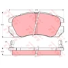 Image de Kit De Plaquettes De Frein, Frein À Disque Gdb1179 Trw Trw Gdb1179 Subaru