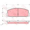 Image de Kit De Plaquettes De Frein, Frein À Disque Cotec Gdb3088 Trw Trw Gdb3088 Mazda