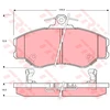Image de Kit De Plaquettes De Frein, Frein À Disque Gdb3089 Trw Trw Gdb3089 Hyundai