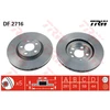 Image de Disque De Frein Trw Df2716 Citroen;Fiat;Lancia;Peugeot