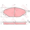 Image de Kit De Plaquettes De Frein, Frein À Disque Gdb3109 Trw Trw Gdb3109 Toyota