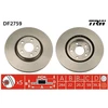Image de Disque De Frein Trw Df2759 Alfa Romeo