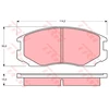 Image de Kit De Plaquettes De Frein, Frein À Disque Cotec Gdb3046 Trw Trw Gdb3046 Mitsubishi
