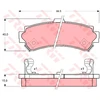 Image de Kit De Plaquettes De Frein, Frein À Disque Gdb3115 Trw Trw Gdb3115 Nissan