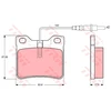 Image de Kit De Plaquettes De Frein, Frein À Disque Cotec Gdb1289 Trw Trw Gdb1289 Mercedes-Benz