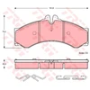 Image de Kit De Plaquettes De Frein, Frein À Disque Cotec Gdb1288 Trw Trw Gdb1288 Mercedes-Benz;Volkswagen