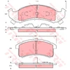 Image de Kit De Plaquettes De Frein, Frein À Disque Gdb4000 Trw Trw Gdb4000 Buick;Cadillac;Chevrolet;Pontiac