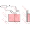 Image de Kit De Plaquettes De Frein, Frein À Disque Gdb1250 Trw Trw Gdb1250 Alfa Romeo