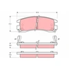 Image de Kit De Plaquettes De Frein, Frein À Disque Gdb4042 Trw Trw Gdb4042 Buick;Cadillac;Chevrolet;Oldsmobile