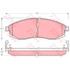 Image de Kit De Plaquettes De Frein, Frein À Disque Gdb3124 Trw Trw Gdb3124 Mitsubishi;Nissan
