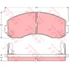 Image de Kit De Plaquettes De Frein, Frein À Disque Gdb3145 Trw Trw Gdb3145