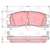 Image de Kit De Plaquettes De Frein, Frein À Disque Cotec Gdb1309 Trw Trw Gdb1309 Buick;Cadillac;Chevrolet;Opel;Vauxhall