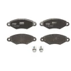 Image de Kit De Plaquettes De Frein, Frein À Disque Cotec Gdb1321 Trw Trw Gdb1321 Citroen;Renault