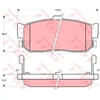 Image de Kit De Plaquettes De Frein, Frein À Disque Gdb3181 Trw Trw Gdb3181 Infiniti;Nissan