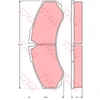 Image de Kit De Plaquettes De Frein, Frein À Disque Cotec Gdb1345 Trw Trw Gdb1345 Iveco;Nissan