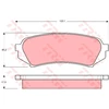 Image de Kit De Plaquettes De Frein, Frein À Disque Cotec Gdb3198 Trw Trw Gdb3198 Lexus;Toyota