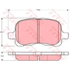 Image de Kit De Plaquettes De Frein, Frein À Disque Gdb3204 Trw Trw Gdb3204 Toyota